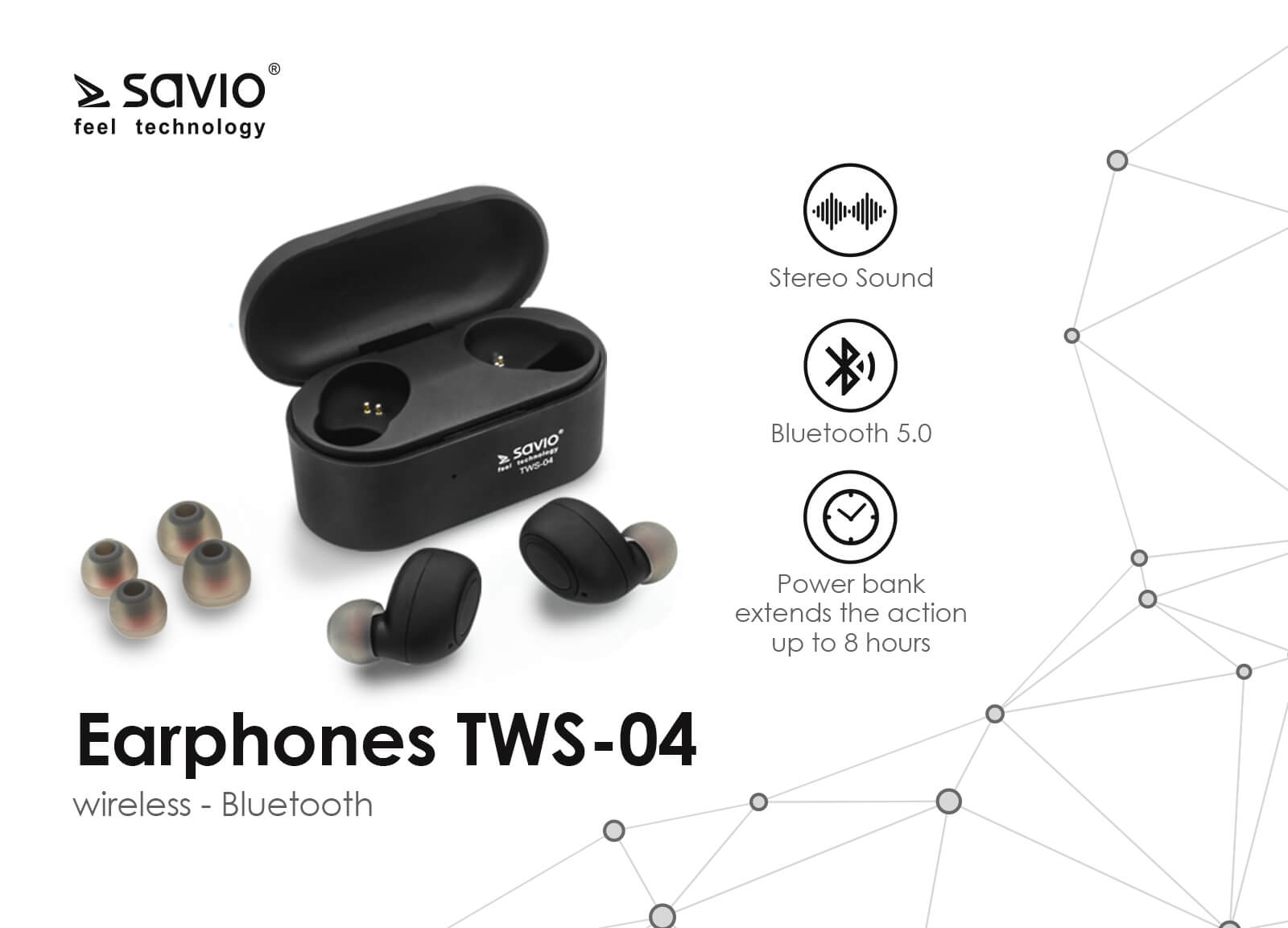 TWS-04 Wireless earphones