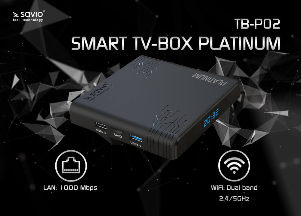 TB-P02 TV BOX PLATINUM SAVIO